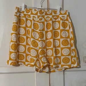 Sunshine Patterned Women's Pajama Shorts